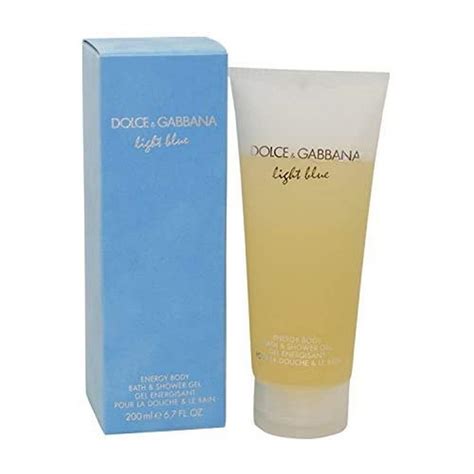 dolce gabbana light blue shower gel 200 ml|d&g light blue shower gel.